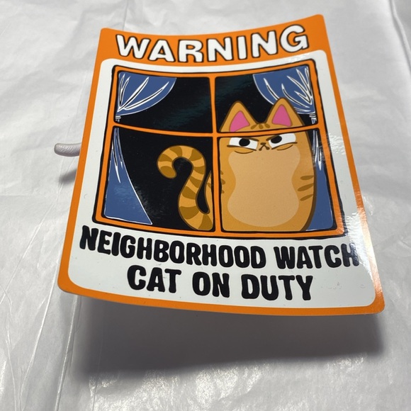 8-Pc Cat Magnet/Sticker Set - Picture 2 of 3